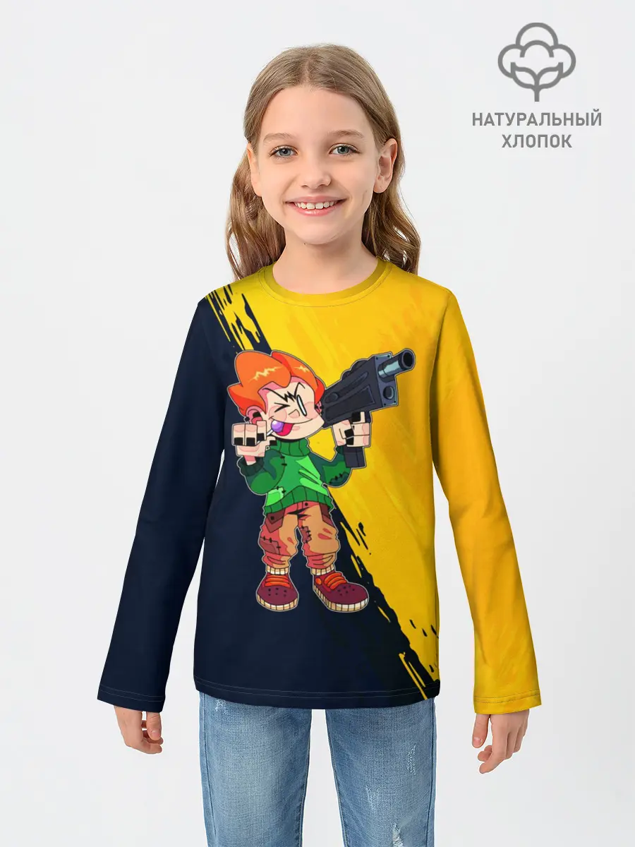 Детский лонгслив / FNF PICO / ПИКО
