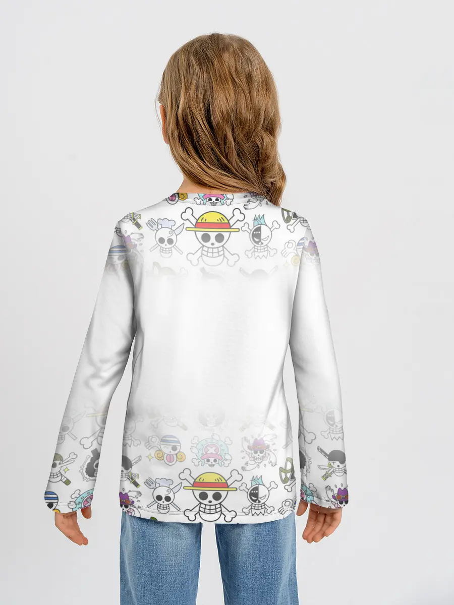 Детский лонгслив / One Piece. Большой куш на стиле