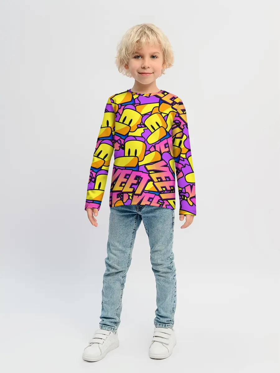 Детский лонгслив / ROBLOX / РОБЛОКС / YEET