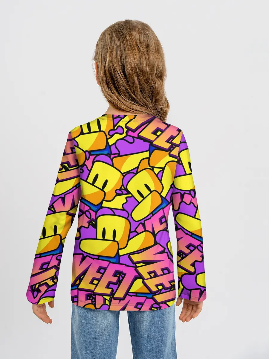 Детский лонгслив / ROBLOX / РОБЛОКС / YEET