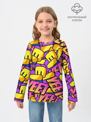 Детский лонгслив / ROBLOX / РОБЛОКС / YEET