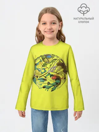 Детский лонгслив / Черепашья банда