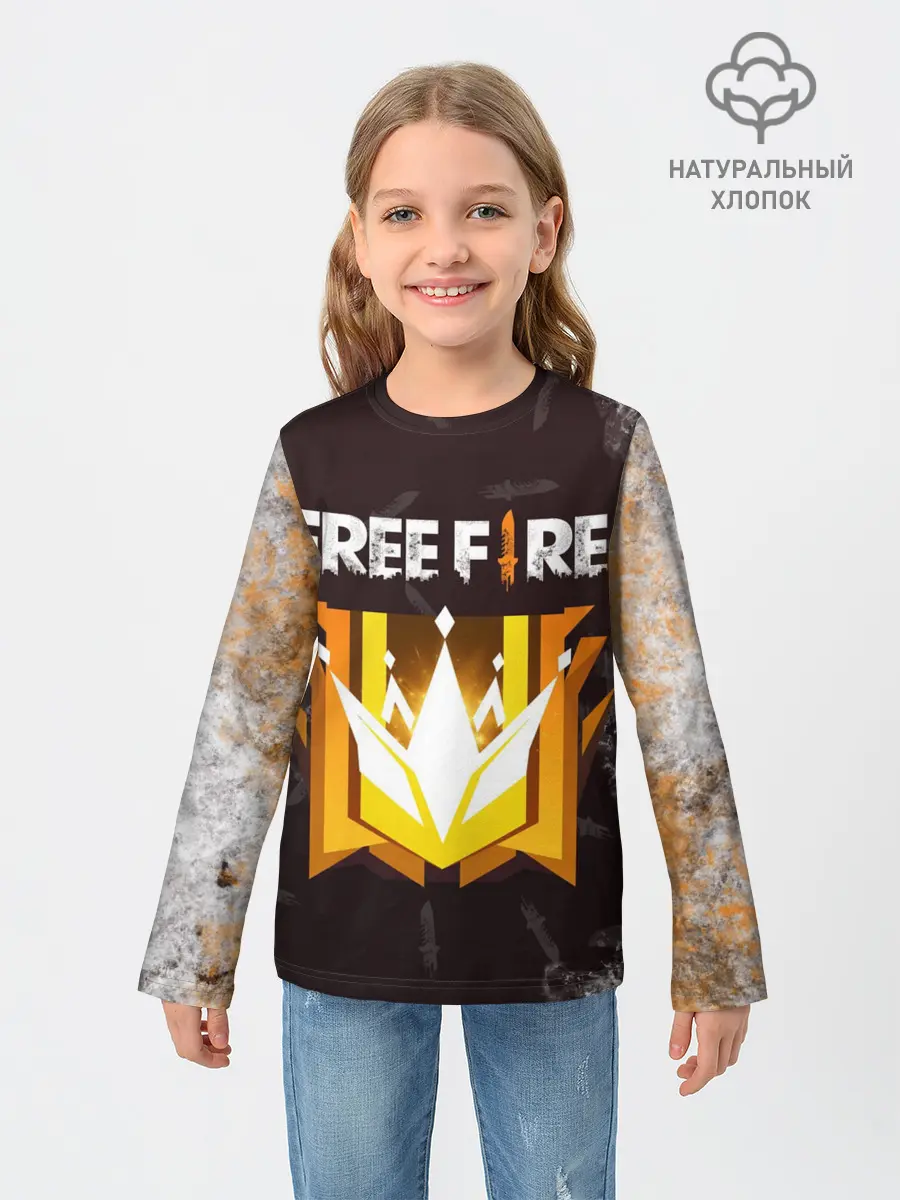 Детский лонгслив / Free Fire | Фри фаер