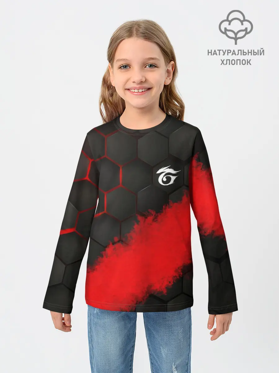 Детский лонгслив / GARENA RED LINE