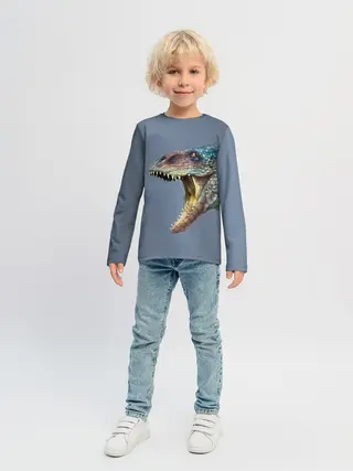 Детский лонгслив / Хищный динозавр | Dino