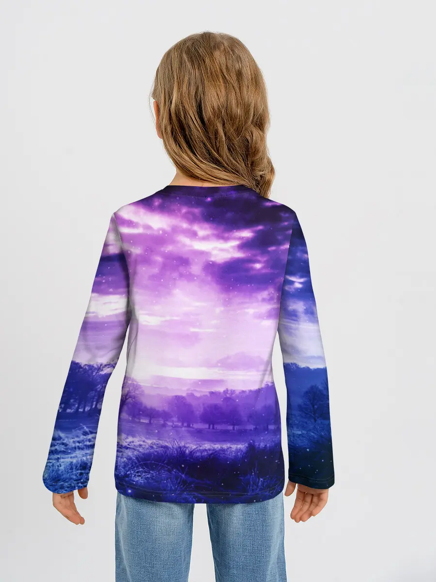 Детский лонгслив / ФИОЛЕТОВЫЙ РАЙ
