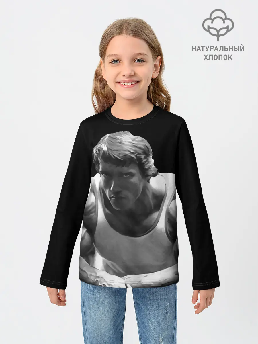 Детский лонгслив / Злой Арнольд