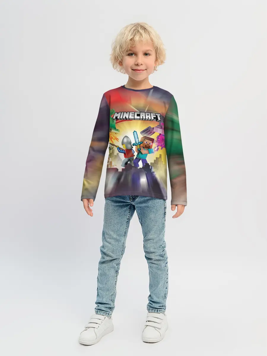 Детский лонгслив / MINECRAFT | МАЙНКРАФТ