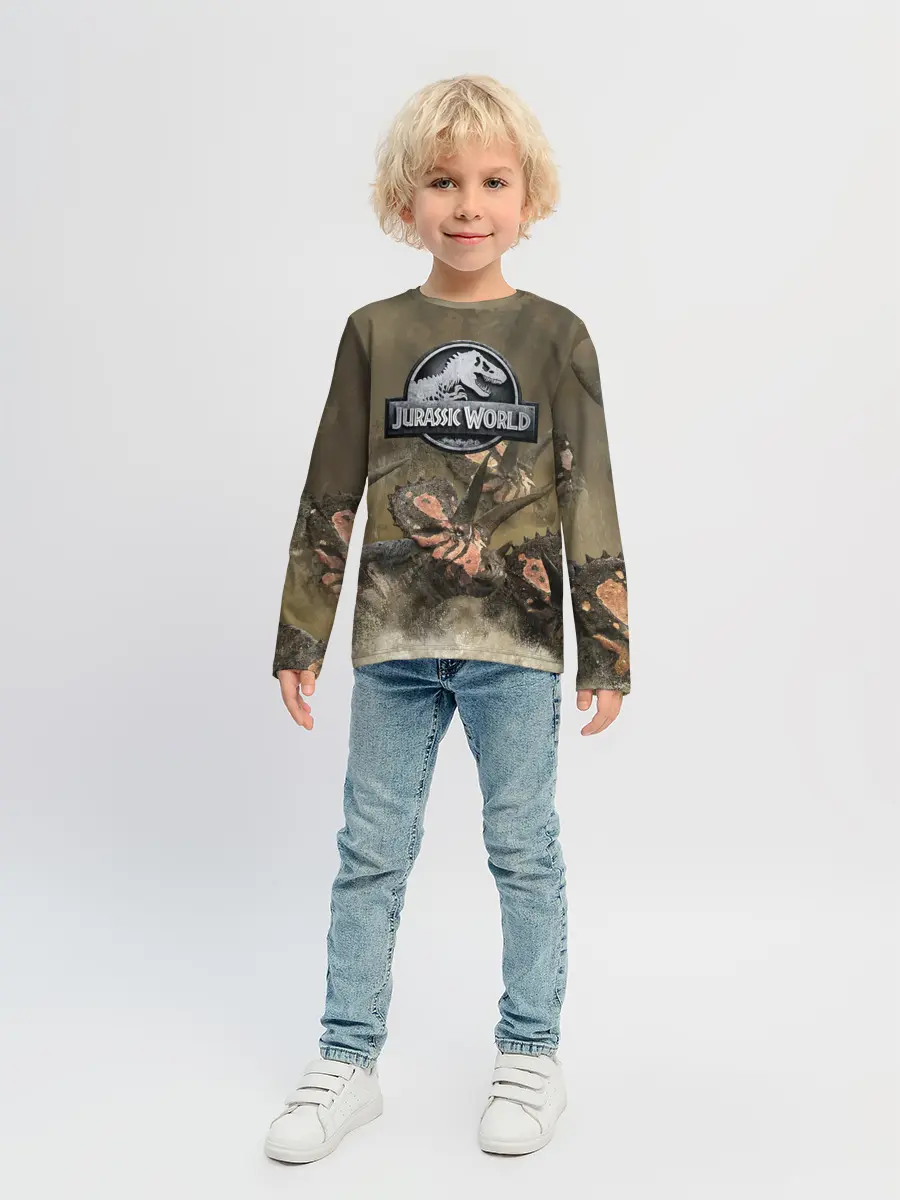 Детский лонгслив / Jurassic World | Мир Юрского Периода