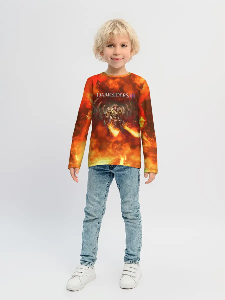 Детский лонгслив / Darksiders 3 | Гнев Войны 3