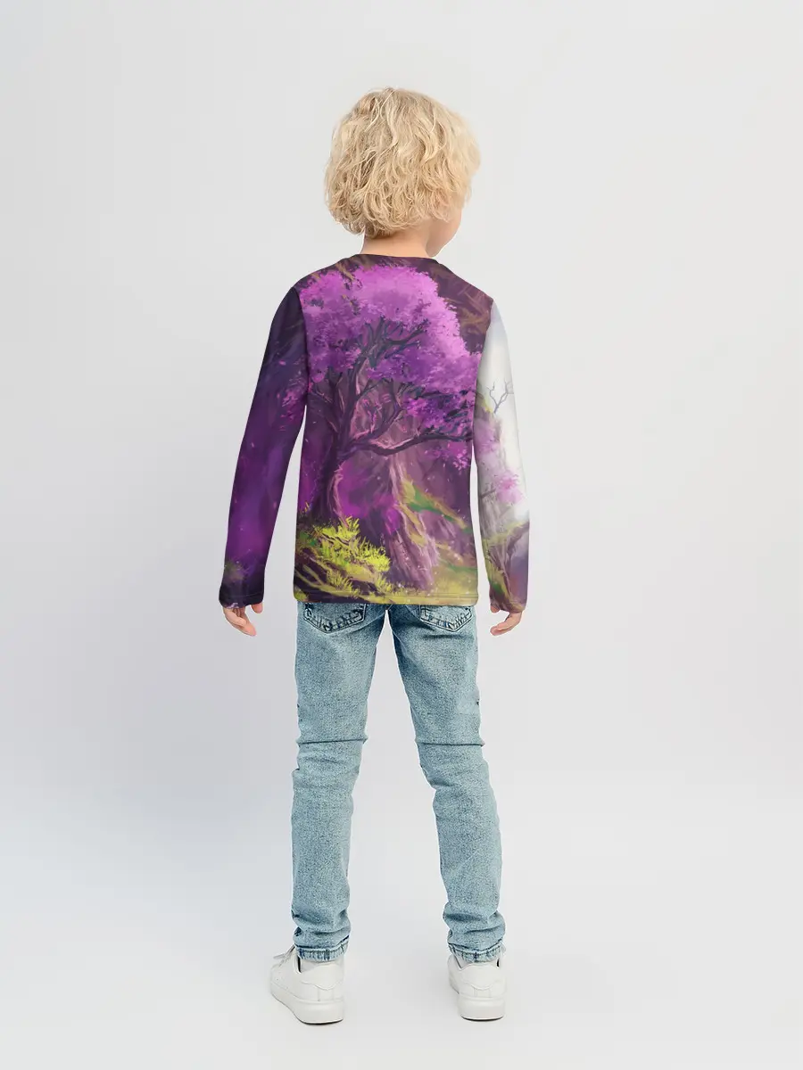 Детский лонгслив / ДЕРЕВО САКУРЫ
