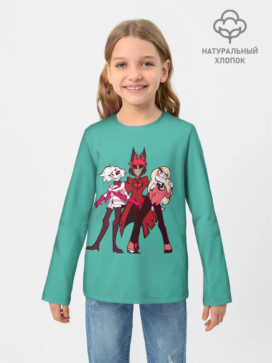 Детский лонгслив / Команда Хазбин