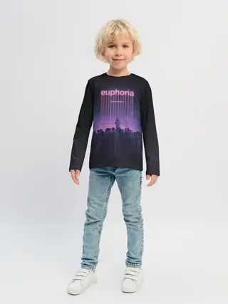 Детский лонгслив / Что-нибудь почувствуй