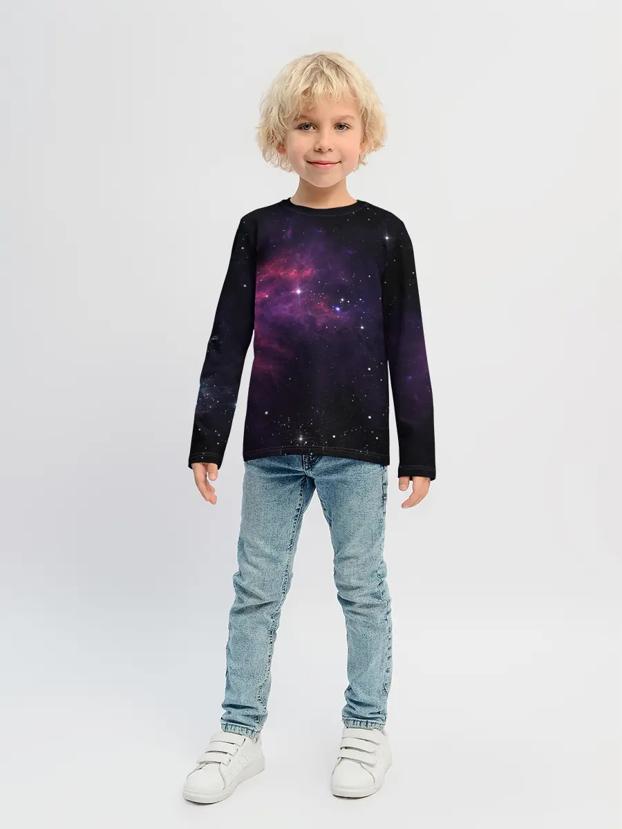 Детский лонгслив / Вселенная