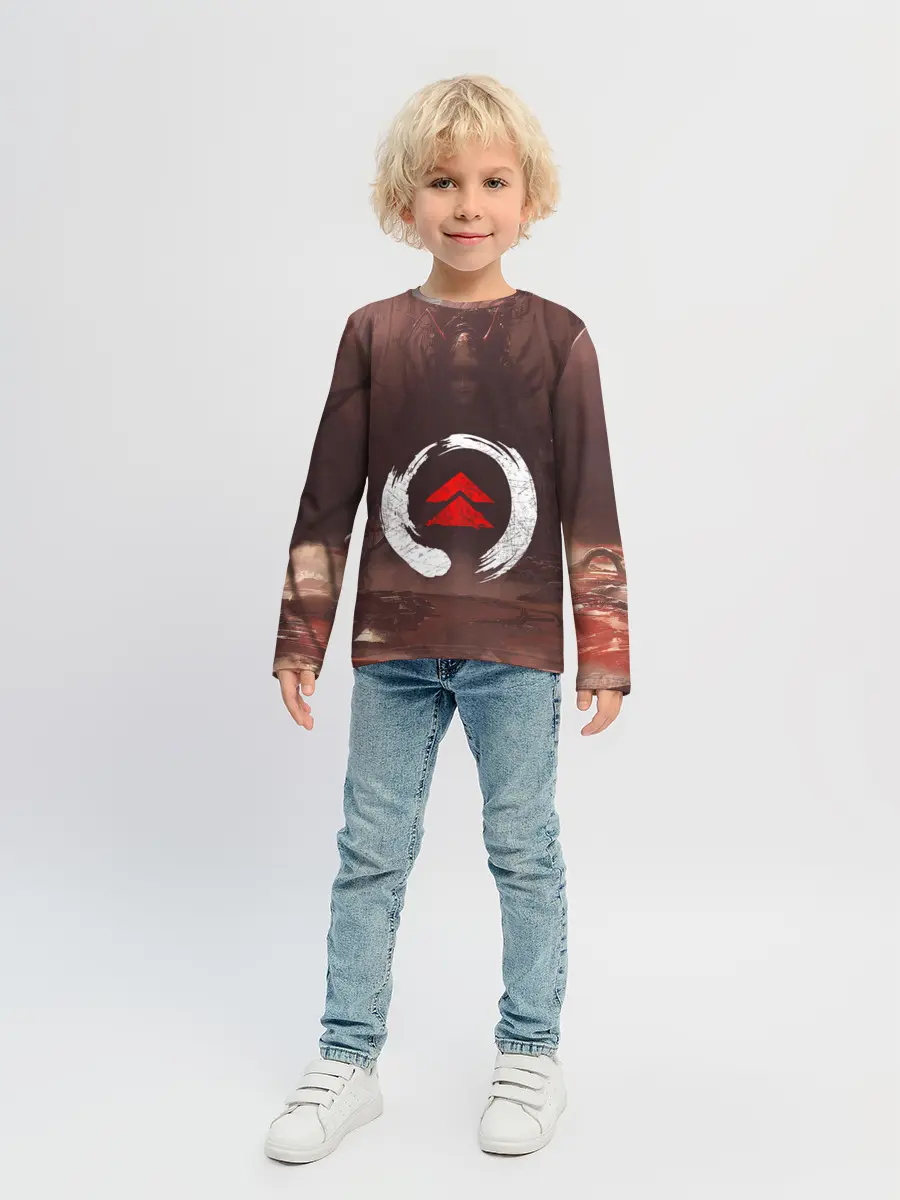 Детский лонгслив / Demon Tsushima | Демон