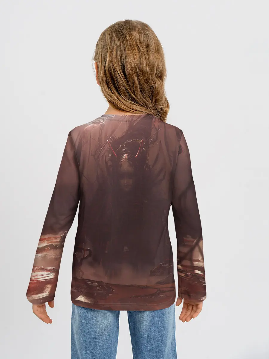 Детский лонгслив / Demon Tsushima | Демон