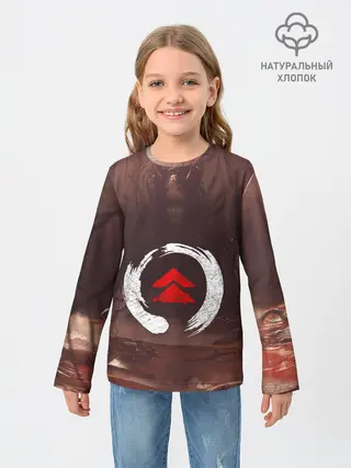 Детский лонгслив / Demon Tsushima | Демон