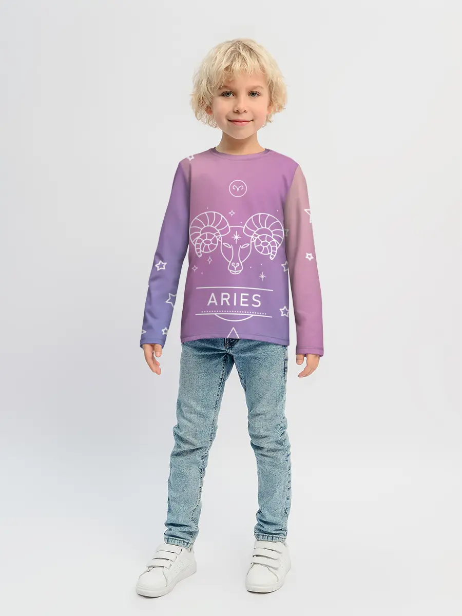 Детский лонгслив / Знак Овен