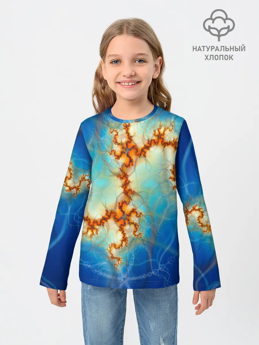Детский лонгслив / Абстрактное представление
