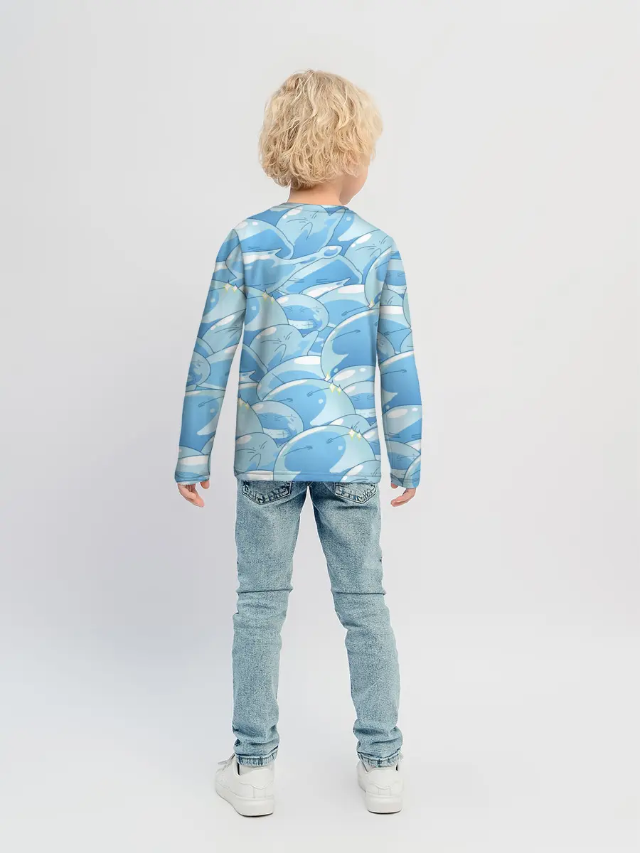 Детский лонгслив / О МОЕМ ПЕРЕРОЖДЕНИЕ В СЛИЗЬ