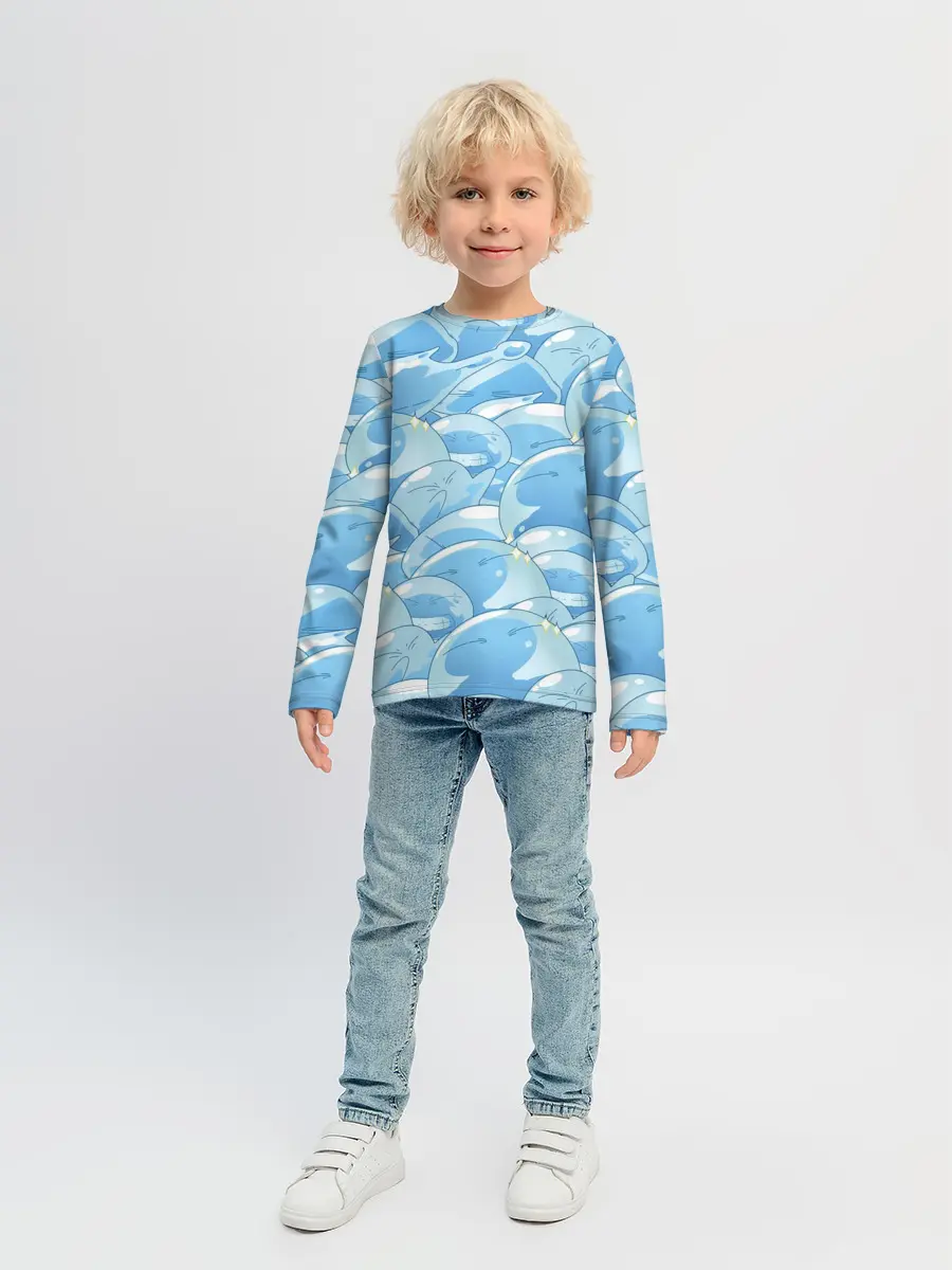 Детский лонгслив / О МОЕМ ПЕРЕРОЖДЕНИЕ В СЛИЗЬ