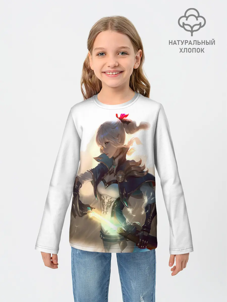 Детский лонгслив / GENSHIN IMPACT ДЕВУШКА