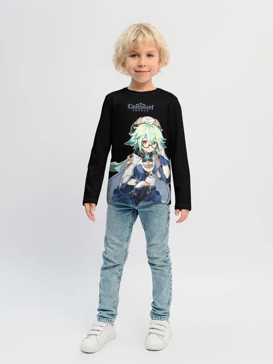 Детский лонгслив / ГЕНШИН | НОЕЛЛЕ