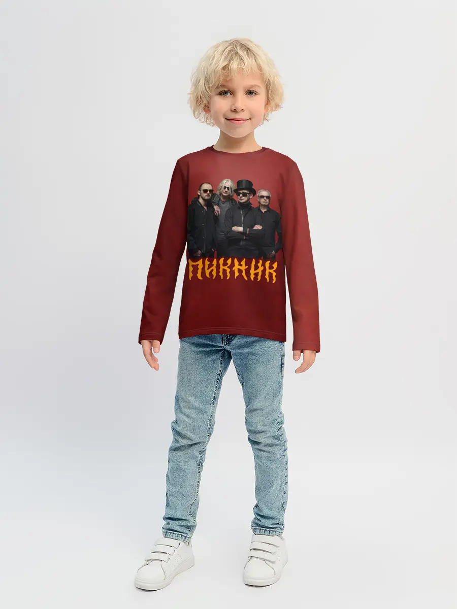 Детский лонгслив / Группа Пикник