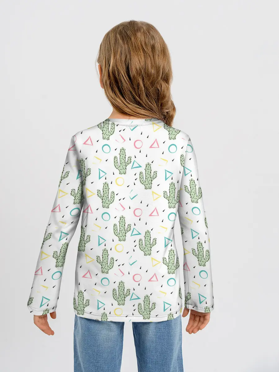 Детский лонгслив / Кактусы