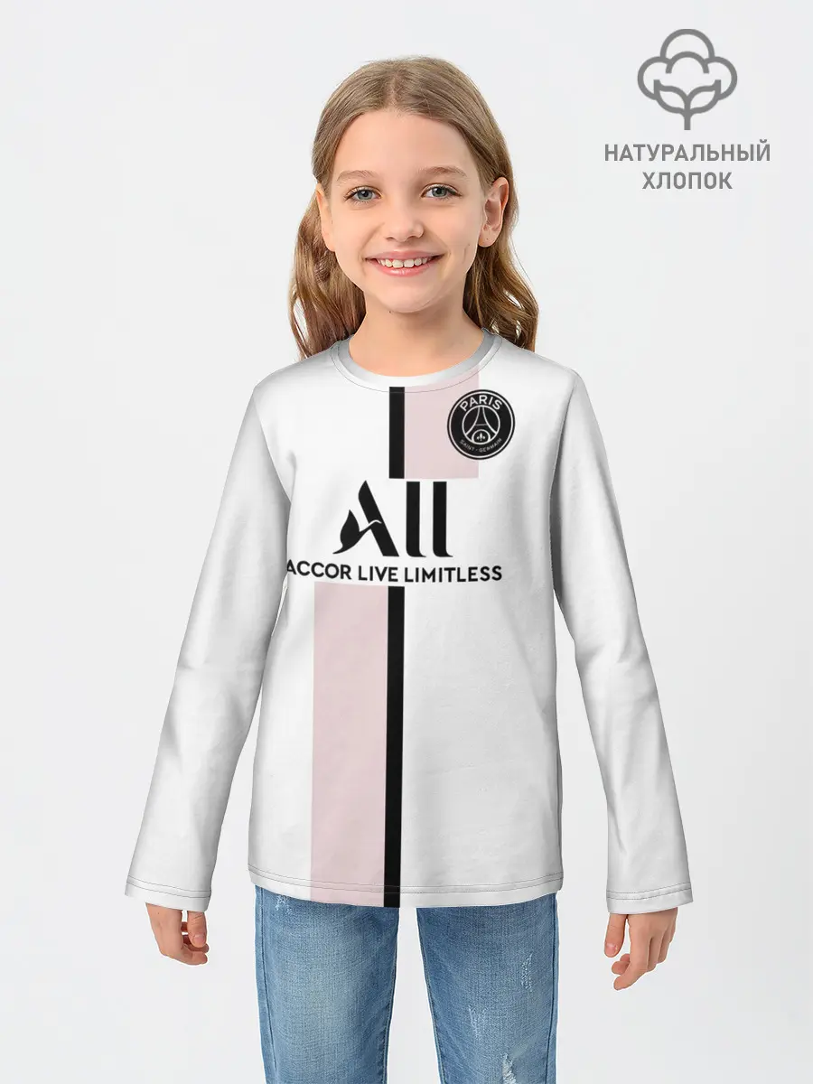 Детский лонгслив / Неймар ПСЖ