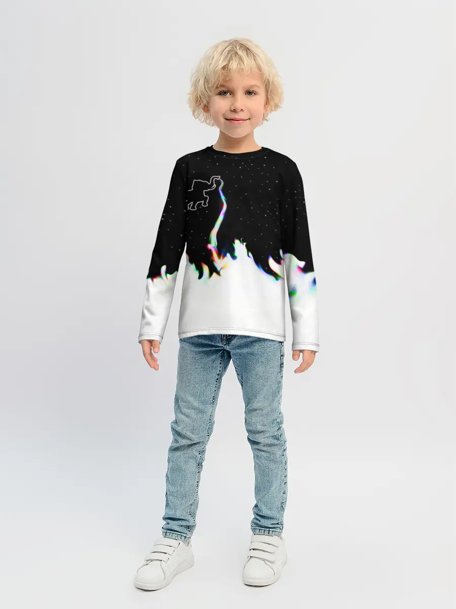 Детский лонгслив / Затерянный в космосе