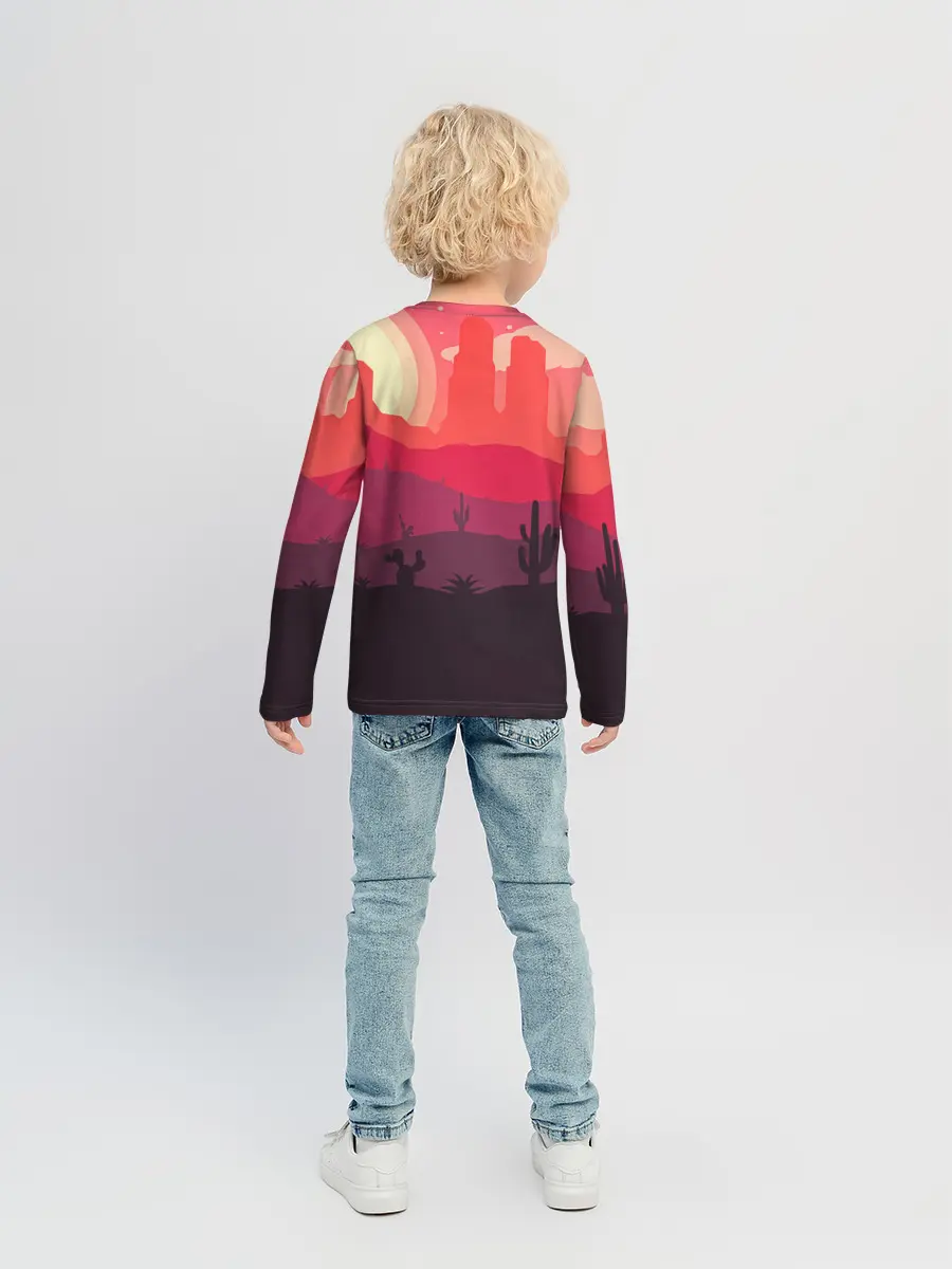 Детский лонгслив / Пустыня