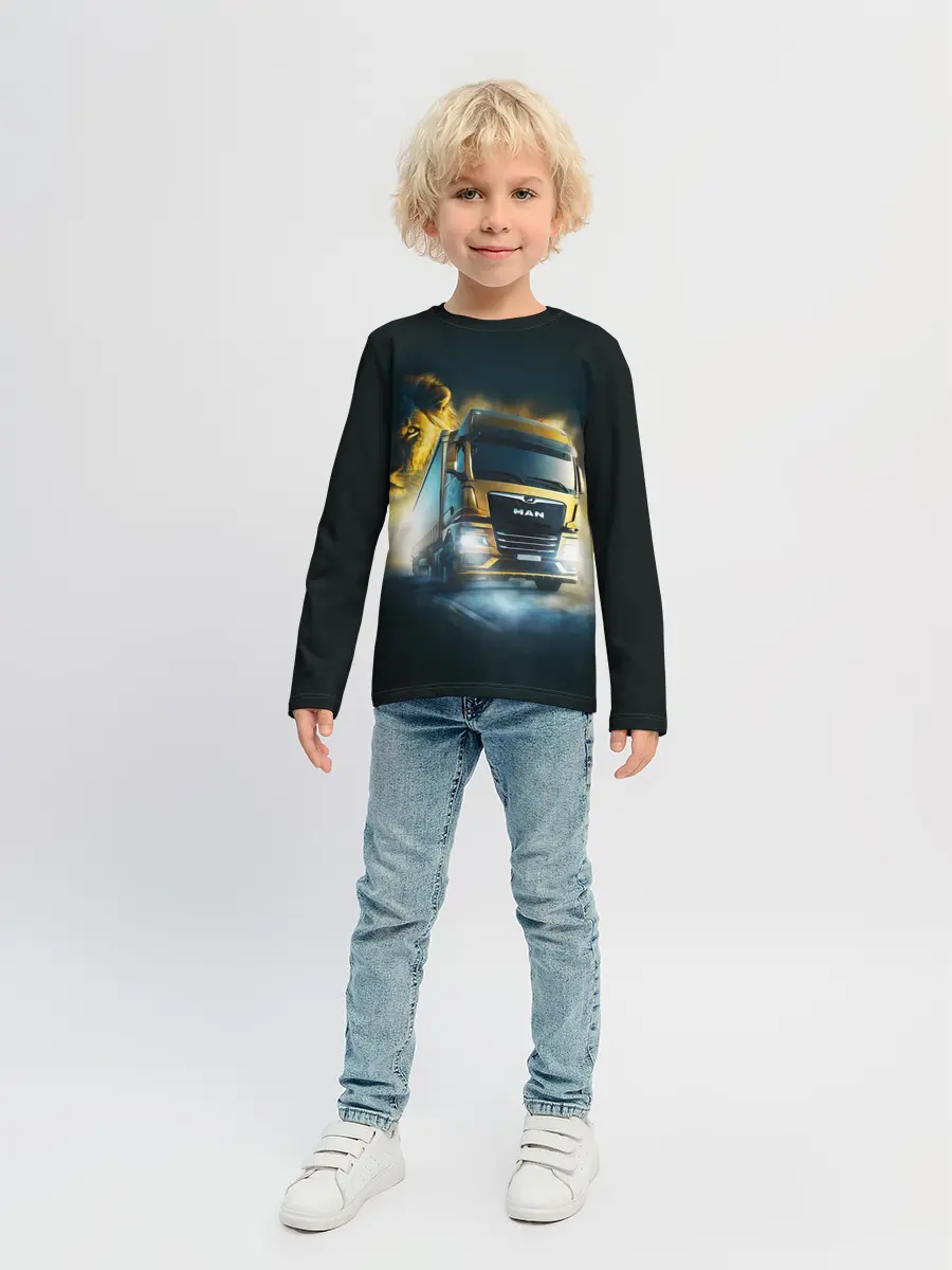 Детский лонгслив / Man Leon