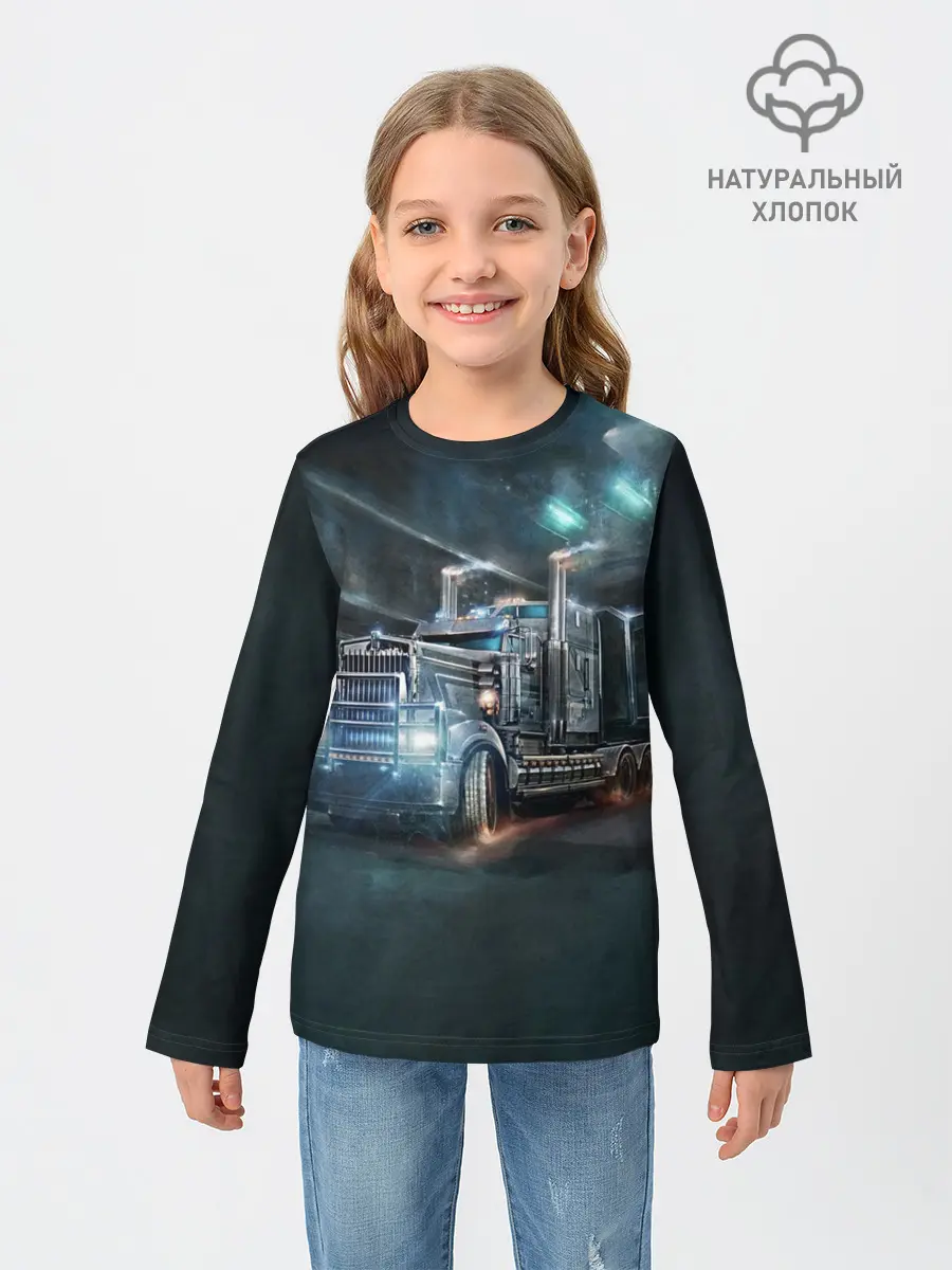 Детский лонгслив / Neo truck