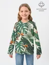 Детский лонгслив / Тропический паттерн