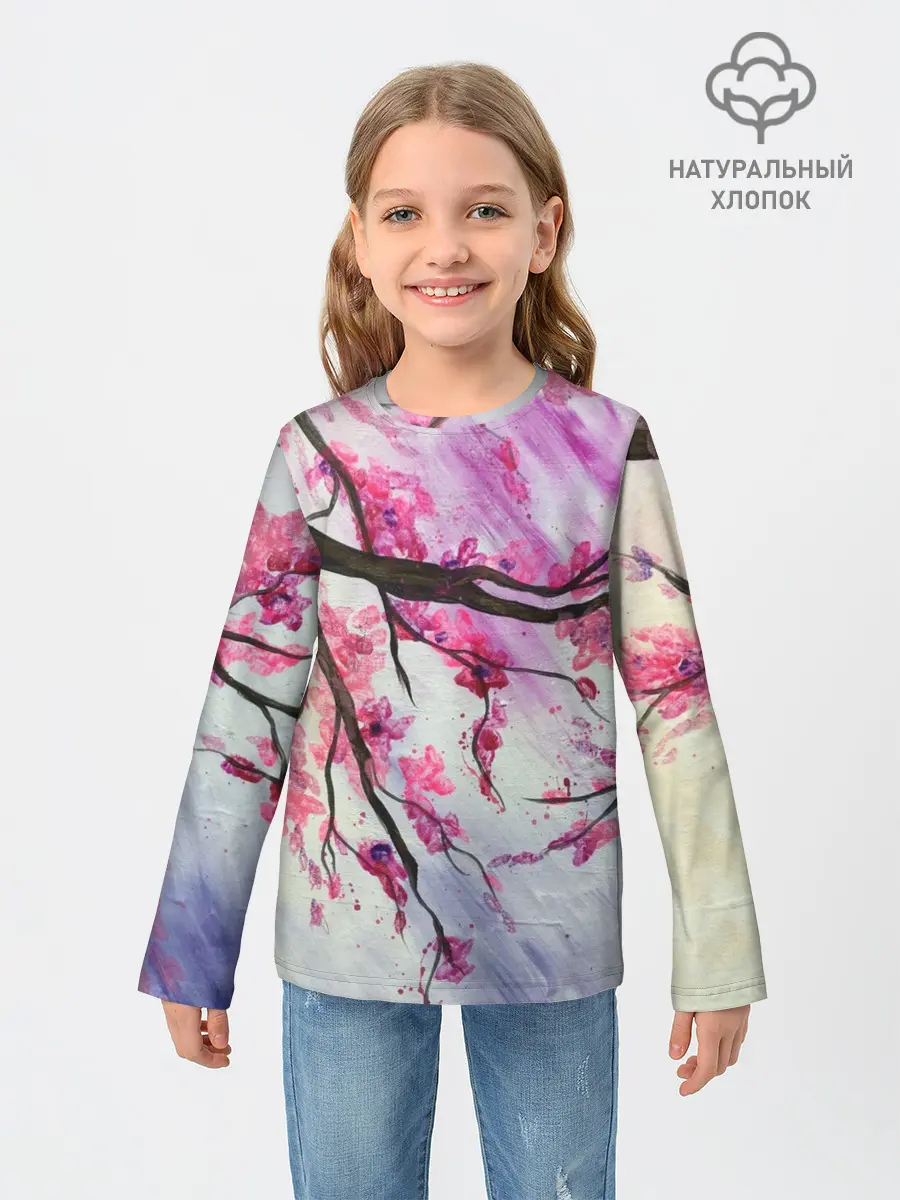 Детский лонгслив / ОДИН ДЕНЬ В ЯПОНИИ