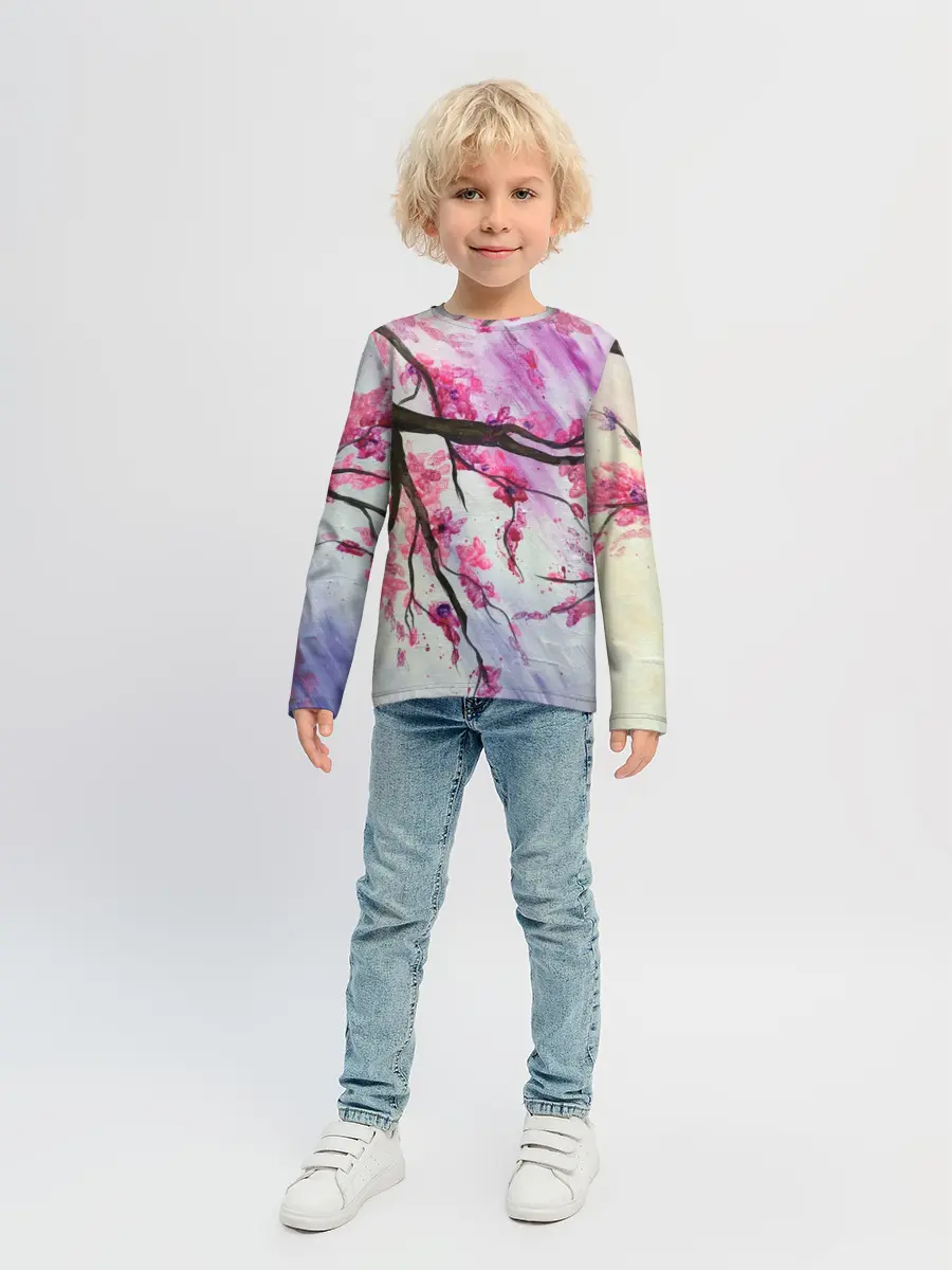 Детский лонгслив / ОДИН ДЕНЬ В ЯПОНИИ