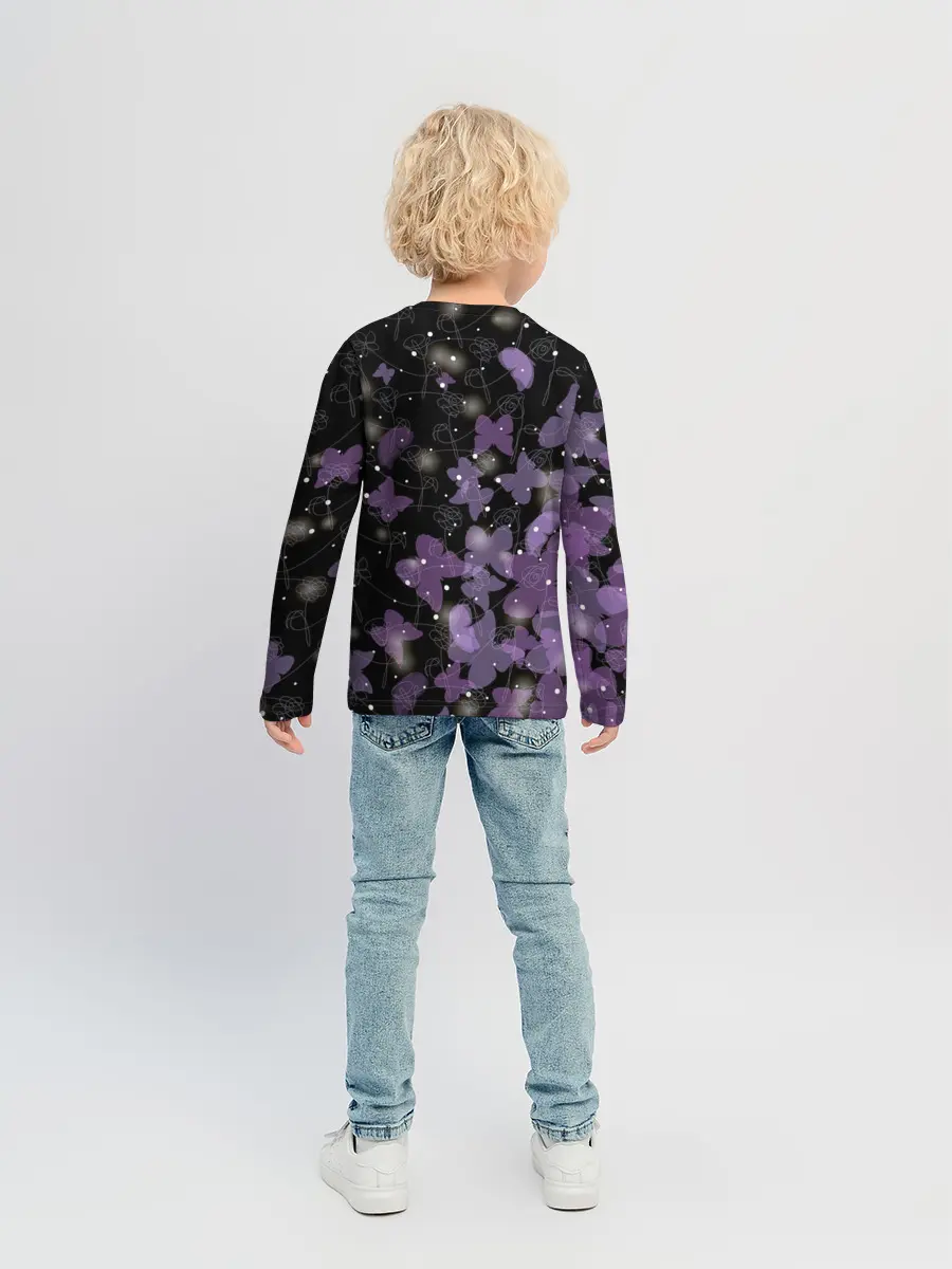Детский лонгслив / BTS BUTTERFLIES | БАБОЧКИ