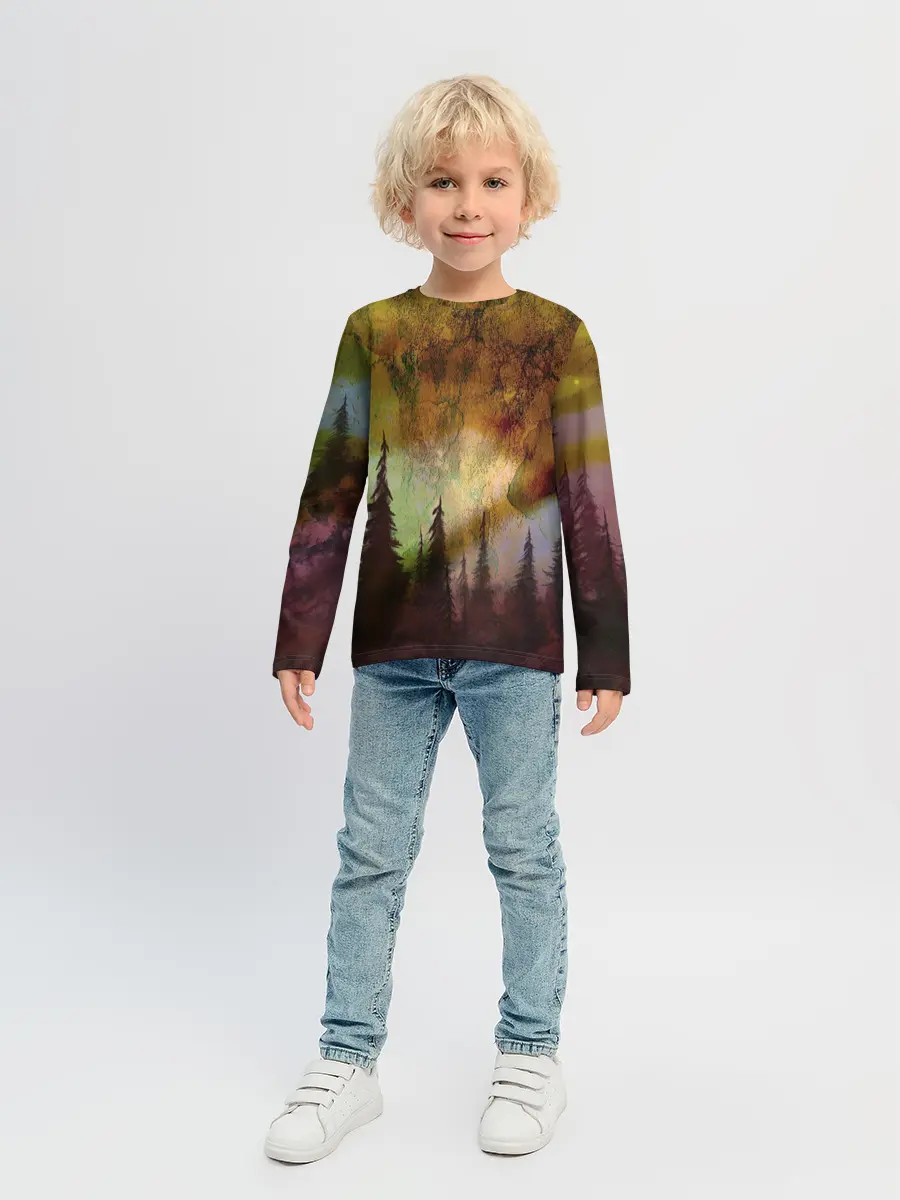 Детский лонгслив / СТРАШНЫЙ ЛЕС