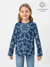 Детский лонгслив / Модный абстрактный узор