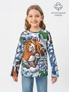 Детский лонгслив / Тигр
