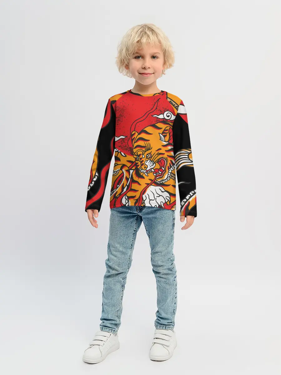 Детский лонгслив / Год тигра