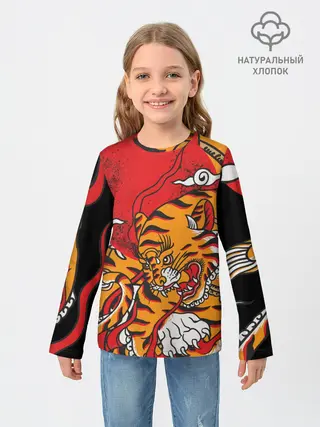 Детский лонгслив / Год тигра