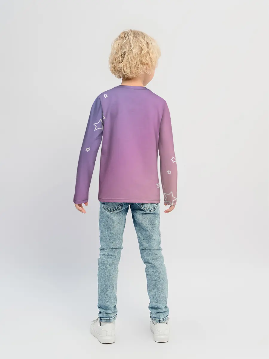 Детский лонгслив / Знак Лев