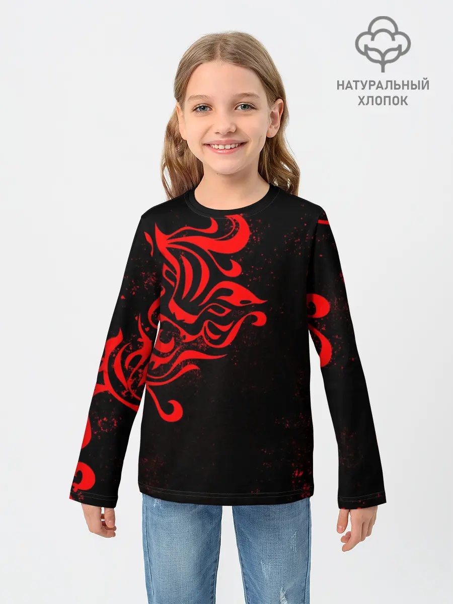 Детский лонгслив / КАЗУТОРА ХАНЕМИЯ | ВАЛЬХАЛЛА