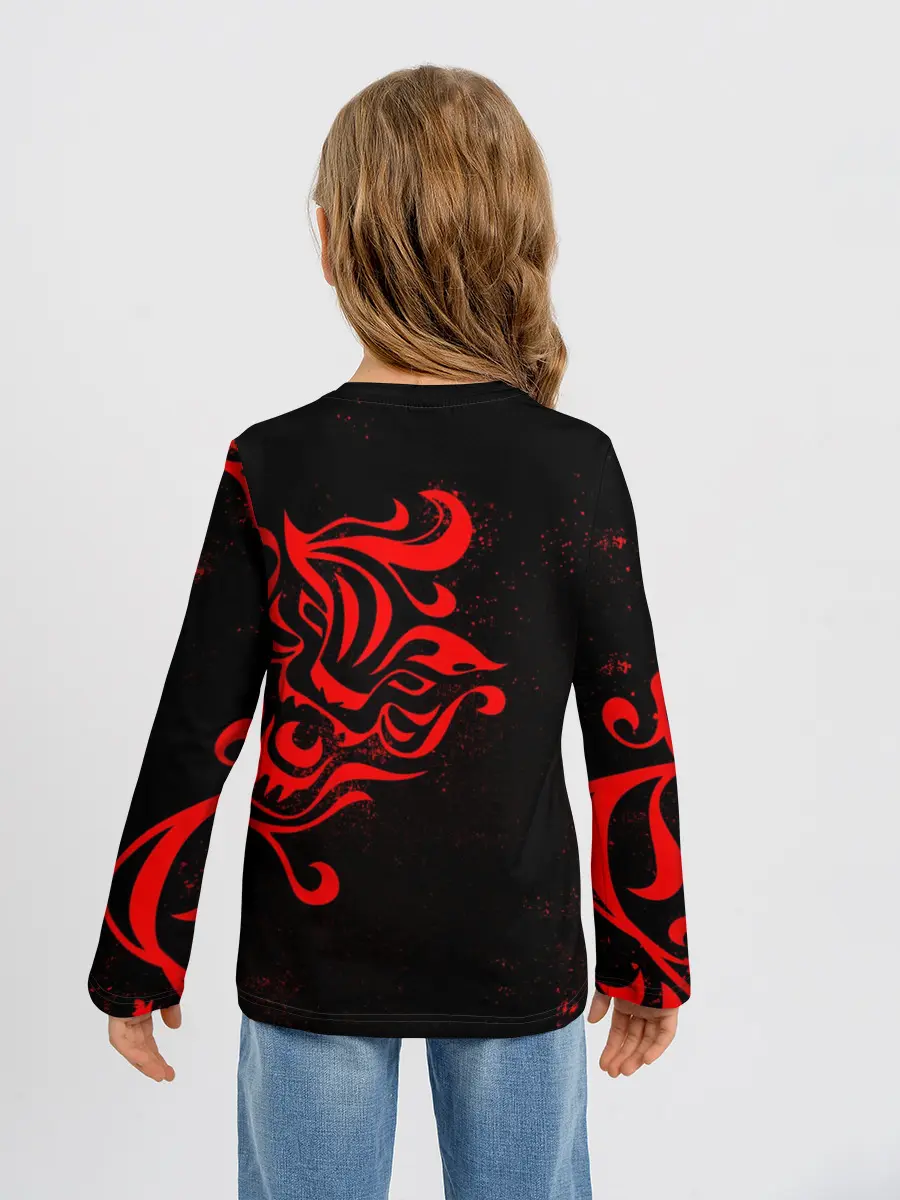 Детский лонгслив / КАЗУТОРА ХАНЕМИЯ | ВАЛЬХАЛЛА