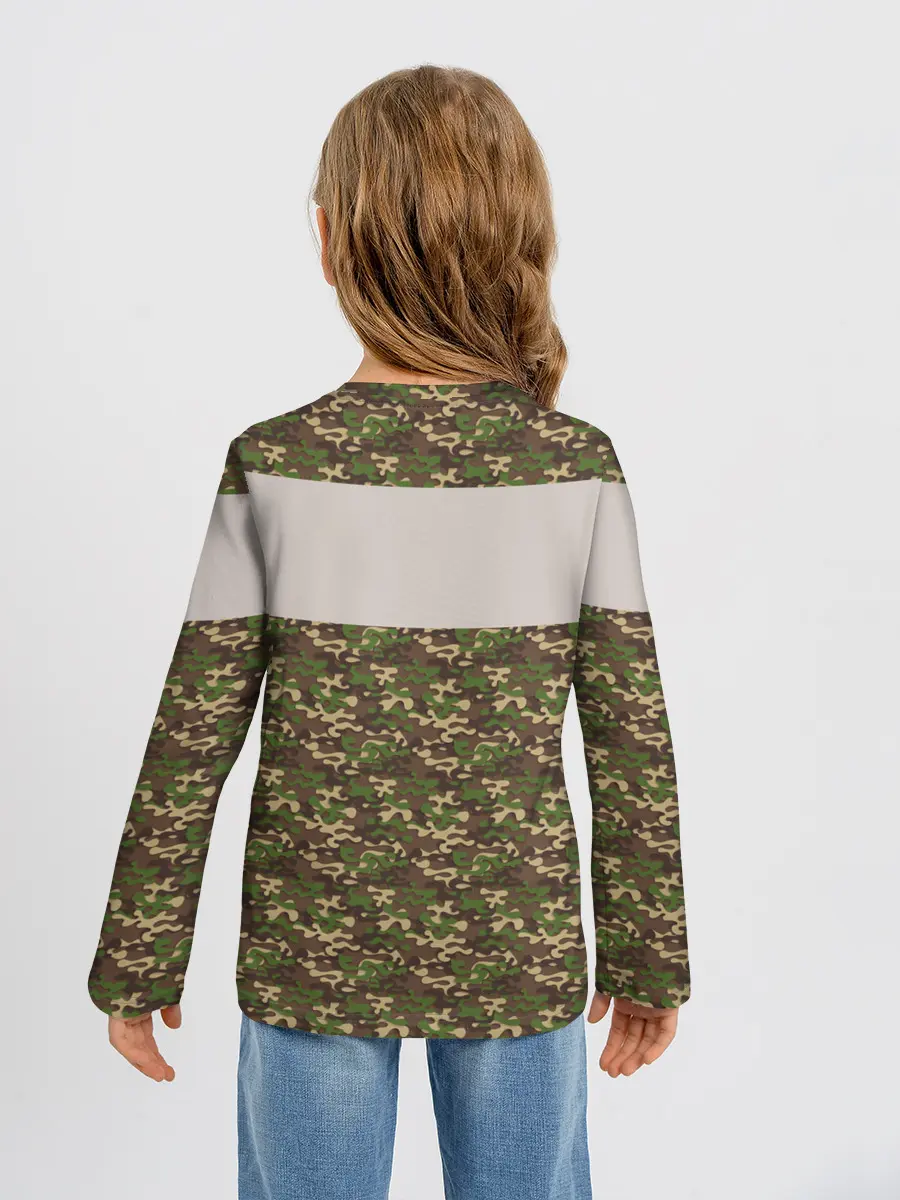 Детский лонгслив / Армия