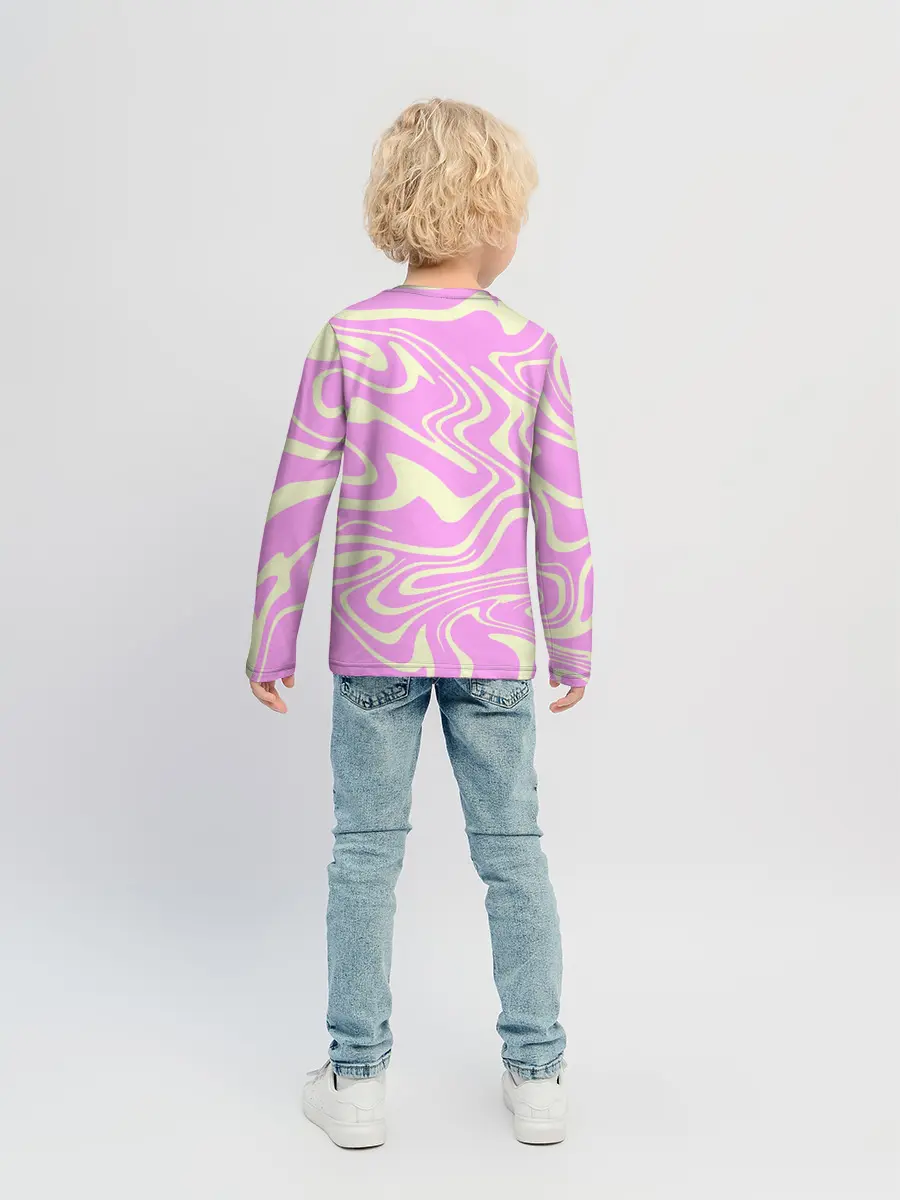 Детский лонгслив / Лолипоп абстракция