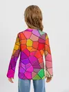 Детский лонгслив / Мозаика цветная