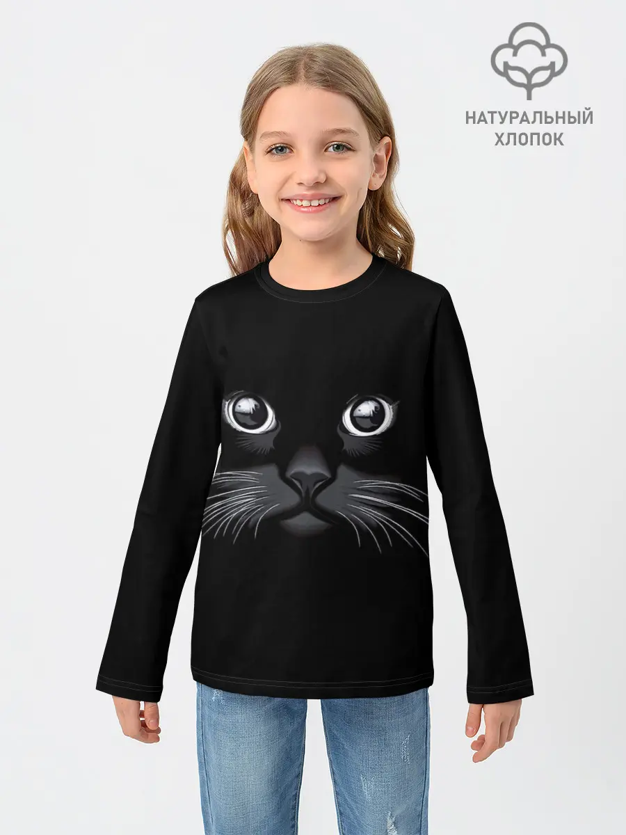 Детский лонгслив / Кот Журбей